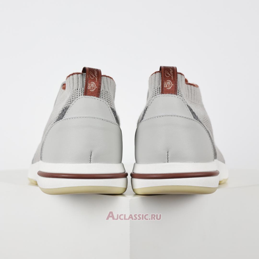 New Loro Piana 360 LP Flexy Walk Sneaker "Gray Mix" FAI1540-FG7F Shoes