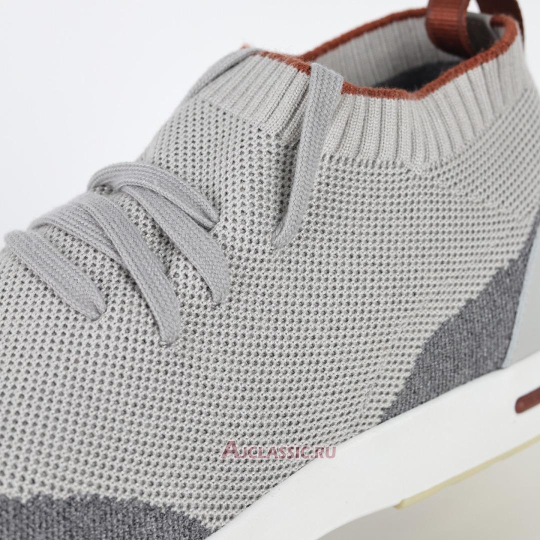 New Loro Piana 360 LP Flexy Walk Sneaker "Gray Mix" FAI1540-FG7F Shoes