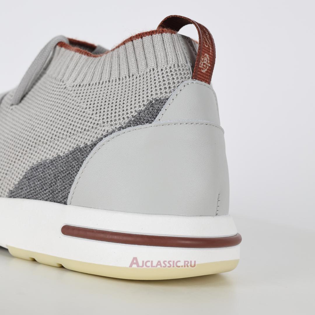 New Loro Piana 360 LP Flexy Walk Sneaker "Gray Mix" FAI1540-FG7F Shoes