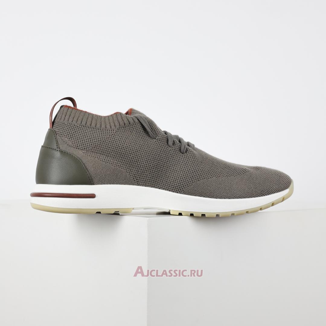 New Loro Piana 360 LP Flexy Walk Sneaker "Gray Green" FAI1540-F6AV-2 Shoes