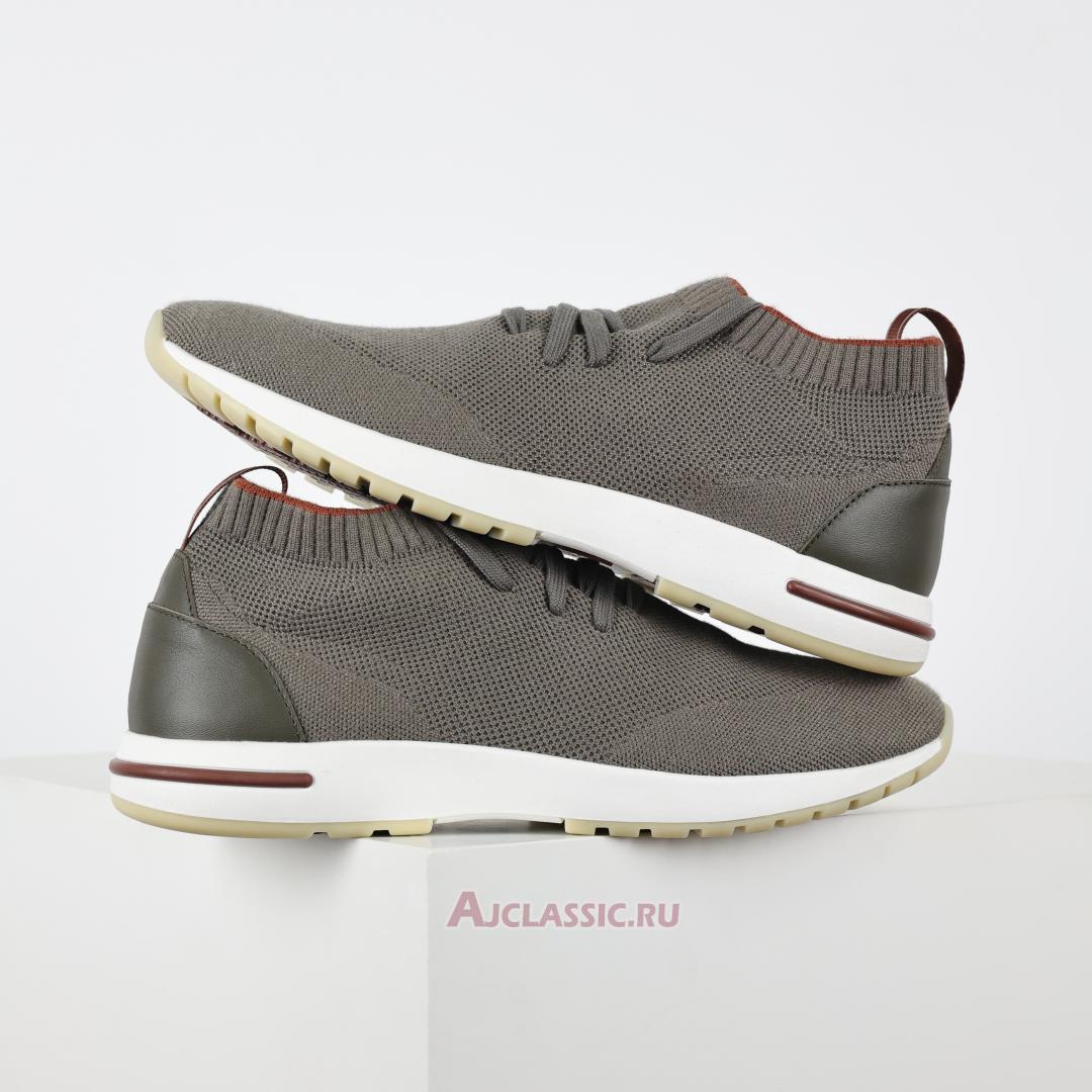 New Loro Piana 360 LP Flexy Walk Sneaker "Gray Green" FAI1540-F6AV-2 Shoes