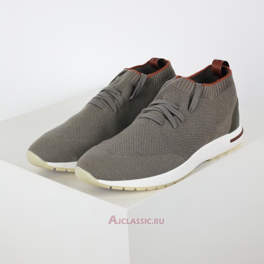 New Loro Piana 360 LP Flexy Walk Sneaker "Gray Green" FAI1540-F6AV-2 Shoes