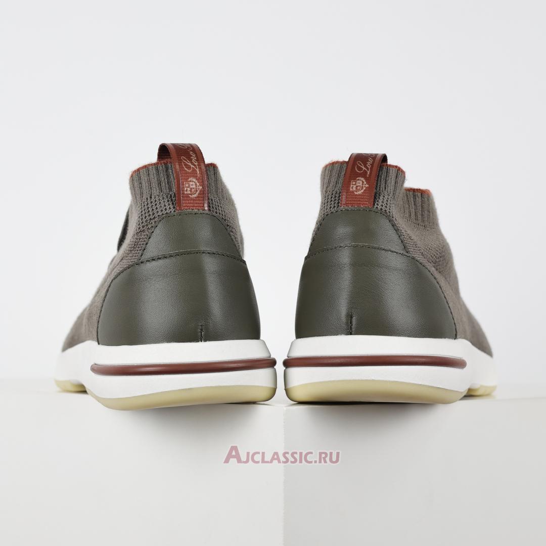 New Loro Piana 360 LP Flexy Walk Sneaker "Gray Green" FAI1540-F6AV-2 Shoes