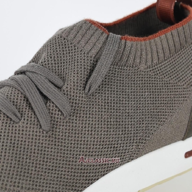 Buy Loro Piana 360 LP Flexy Walk Sneaker Gray Green Green FAI1540-F6AV-2 Quality Reps Replicas Shoes