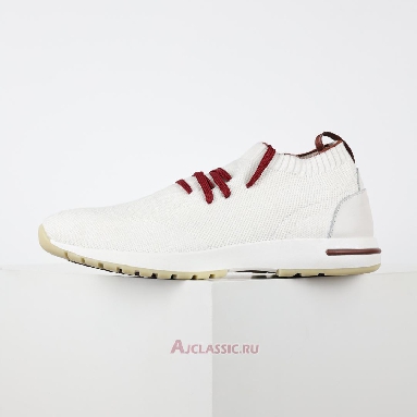 Buy Loro Piana 360 LP Flexy Walk Sneaker White Red White FAI1540-1000 Quality Reps Replicas Shoes