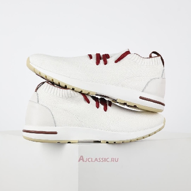 Buy Loro Piana 360 LP Flexy Walk Sneaker White Red White FAI1540-1000 Quality Reps Replicas Shoes