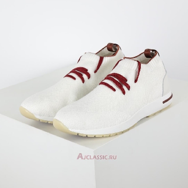 Buy Loro Piana 360 LP Flexy Walk Sneaker White Red White FAI1540-1000 Quality Reps Replicas Shoes