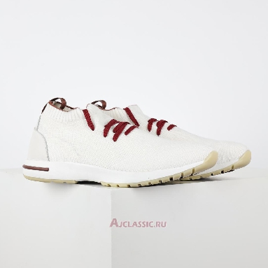 Buy Loro Piana 360 LP Flexy Walk Sneaker White Red White FAI1540-1000 Quality Reps Replicas Shoes