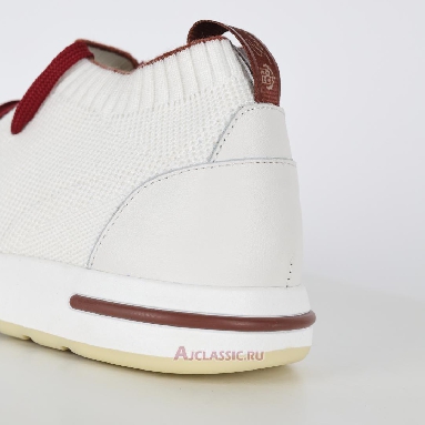 Buy Loro Piana 360 LP Flexy Walk Sneaker White Red White FAI1540-1000 Quality Reps Replicas Shoes