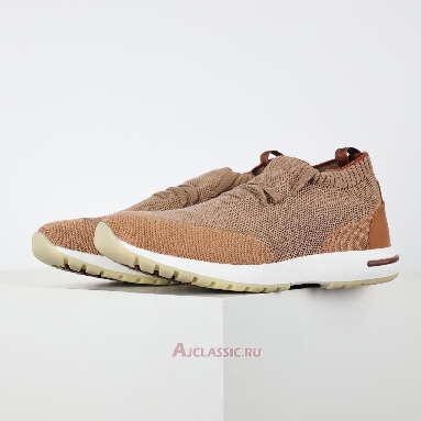 Buy Loro Piana 360 LP Flexy Walk Sneaker Sand Grain Brown FAI1540-F5HO Quality Reps Replicas Shoes