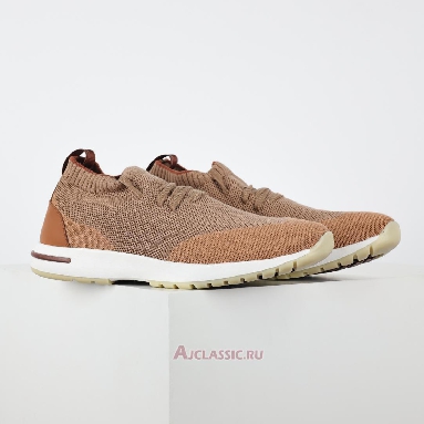 Buy Loro Piana 360 LP Flexy Walk Sneaker Sand Grain Brown FAI1540-F5HO Quality Reps Replicas Shoes