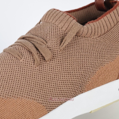 Buy Loro Piana 360 LP Flexy Walk Sneaker Sand Grain Brown FAI1540-F5HO Quality Reps Replicas Shoes