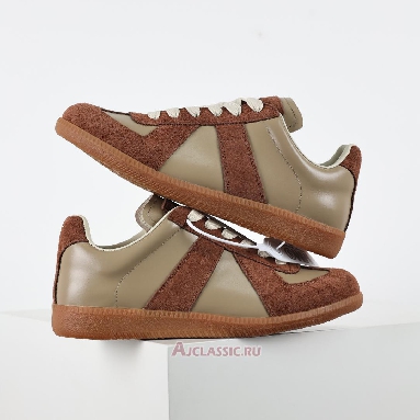 Buy Maison Margiela 22 Replica Low Top Sneaker Military Grey Brown S57WS0134SY0102741 Quality Reps Replicas Shoes