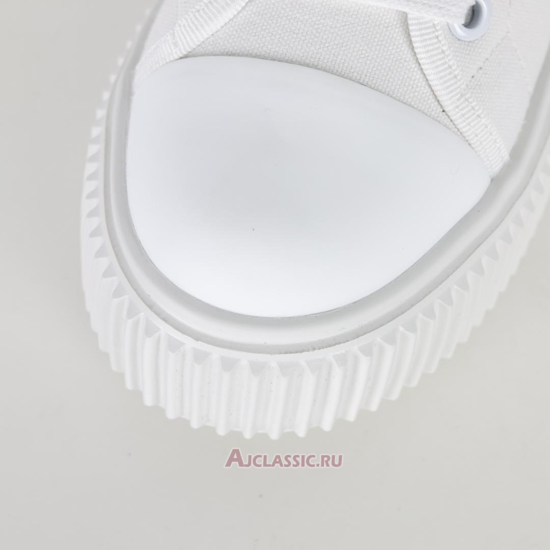 New Miu Miu Platform Canvas Sneaker "White Fashion" 5E187D_3AQN_F0009_F_005-2 Shoes