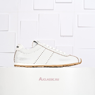 Buy Miu Miu Plume Nappa Leather Sneaker White Gum White 5E114E_038_F0304_F_005-2 Quality Reps Replicas Shoes
