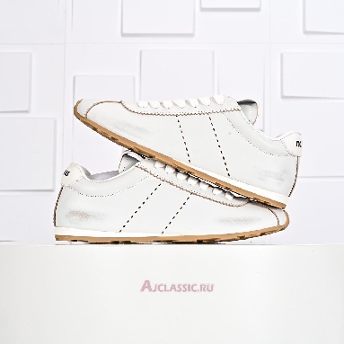 Buy Miu Miu Plume Nappa Leather Sneaker White Gum White 5E114E_038_F0304_F_005-2 Quality Reps Replicas Shoes