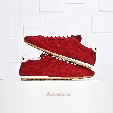Buy Miu Miu Plume Suede Sneaker Scarlet Red 5E114E_054_F0D56_F_005 Quality Reps Replicas Shoes