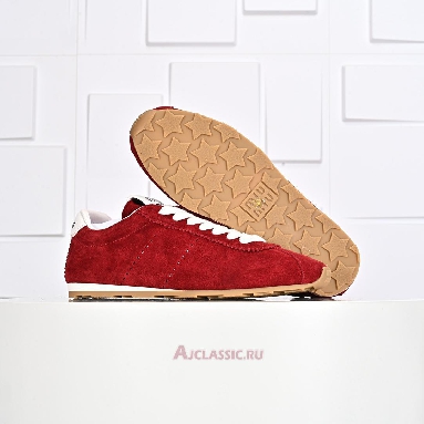 Buy Miu Miu Plume Suede Sneaker Scarlet Red 5E114E_054_F0D56_F_005 Quality Reps Replicas Shoes