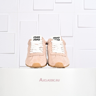 Buy Miu Miu Plume Suede Sneaker Orchid Pink Pink 5E114E_054_F0615_F_005 Quality Reps Replicas Shoes