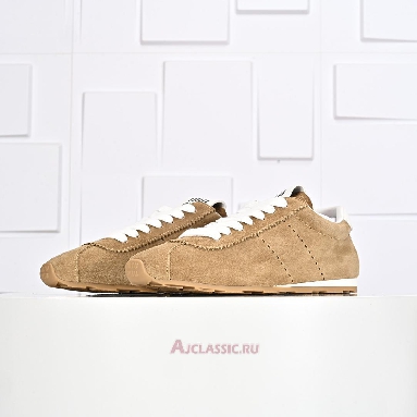 Buy Miu Miu Plume Suede Sneaker Desert Brown Brown 5E114E_054_F0F24_F_005-2 Quality Reps Replicas Shoes