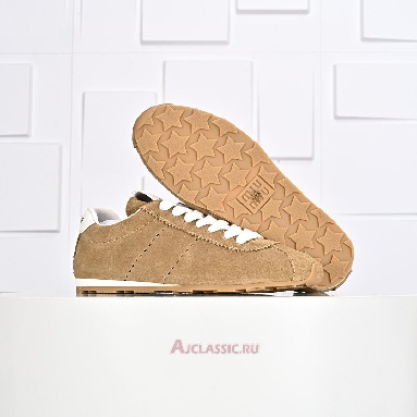 Buy Miu Miu Plume Suede Sneaker Desert Brown Brown 5E114E_054_F0F24_F_005-2 Quality Reps Replicas Shoes