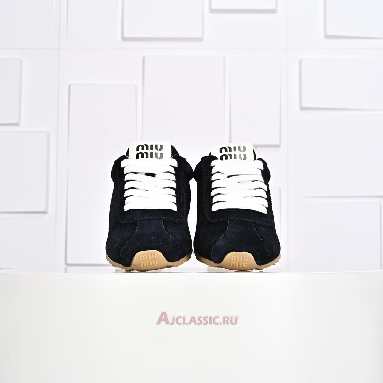 Buy Miu Miu Plume Suede Sneaker Black Gum Black 5E114E_054_F0008_F_005-2 Quality Reps Replicas Shoes