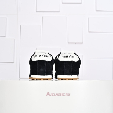 Buy Miu Miu Plume Suede Sneaker Black Gum Black 5E114E_054_F0008_F_005-2 Quality Reps Replicas Shoes