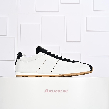 Buy Miu Miu Plume Nappa Leather and Suede Sneaker White Blue White 5E114E_3LP9_F0UB0_F_005 Quality Reps Replicas Shoes