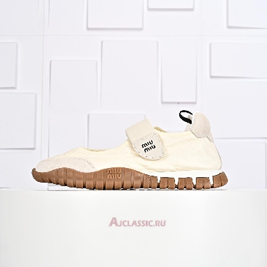 Buy Miu Miu Tyre Ballerinas Ivory Cream 5F416E_D7C_F0304_F_005 Quality Reps Replicas Shoes