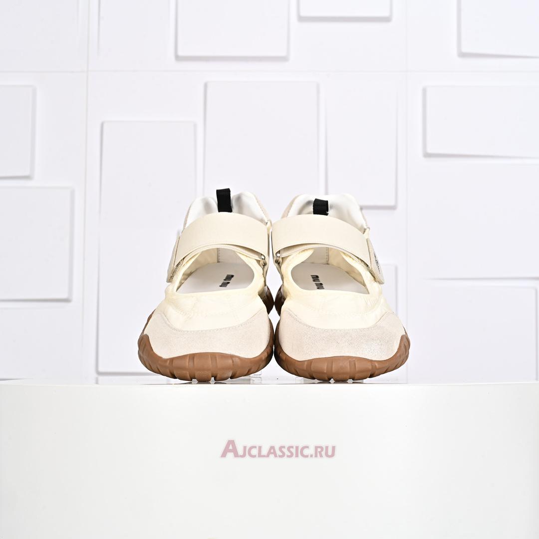 New Miu Miu Tyre Ballerinas "Ivory" 5F416E_D7C_F0304_F_005 Shoes