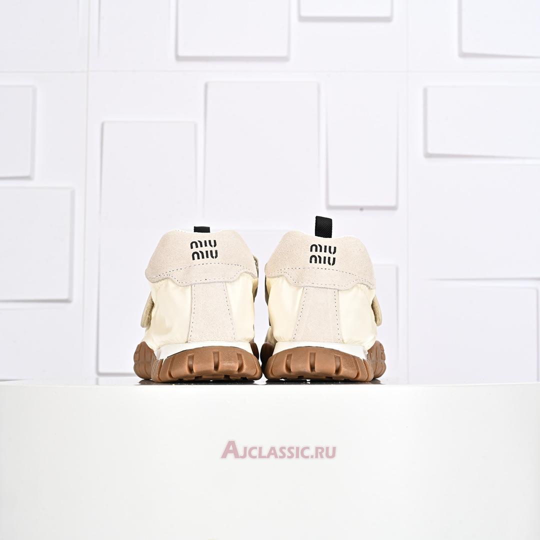 New Miu Miu Tyre Ballerinas "Ivory" 5F416E_D7C_F0304_F_005 Shoes