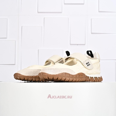 Buy Miu Miu Tyre Ballerinas Ivory Cream 5F416E_D7C_F0304_F_005 Quality Reps Replicas Shoes