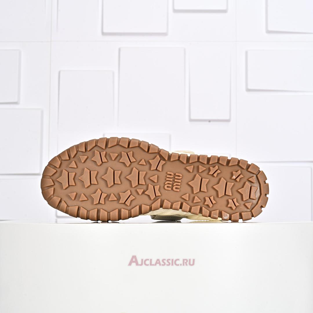 New Miu Miu Tyre Ballerinas "Ivory" 5F416E_D7C_F0304_F_005 Shoes