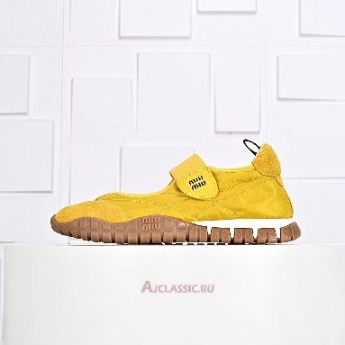 Buy Miu Miu Tyre Ballerinas Topaz Yellow 5F416E_D7C_F0304_F_005-2 Quality Reps Replicas Shoes