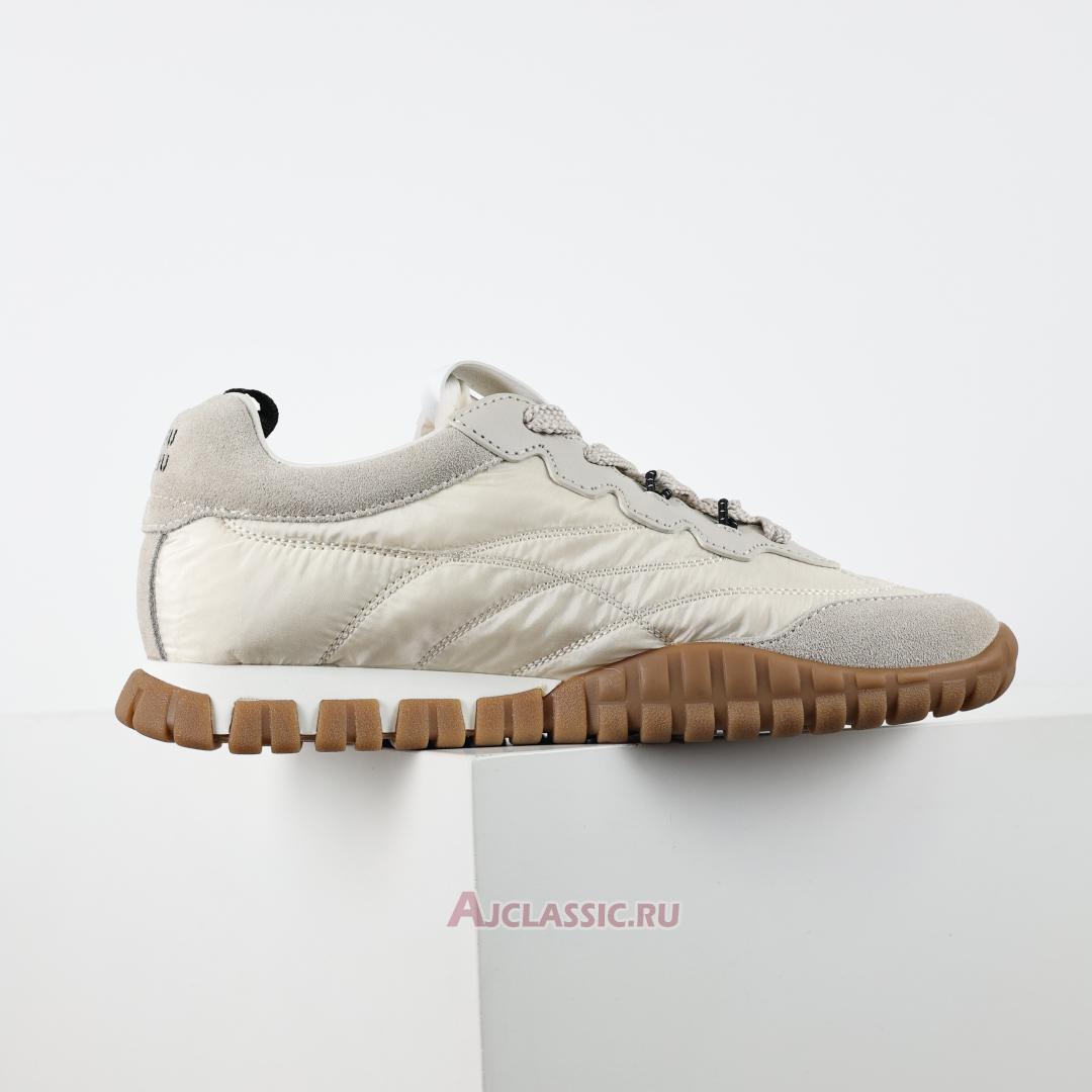New Miu Miu Tyre Sneaker "Ivory" 5E417E_ZJM_F0304_F_005 Shoes