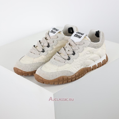 Buy Miu Miu Tyre Sneaker Ivory White 5E417E_ZJM_F0304_F_005 Quality Reps Replicas Shoes