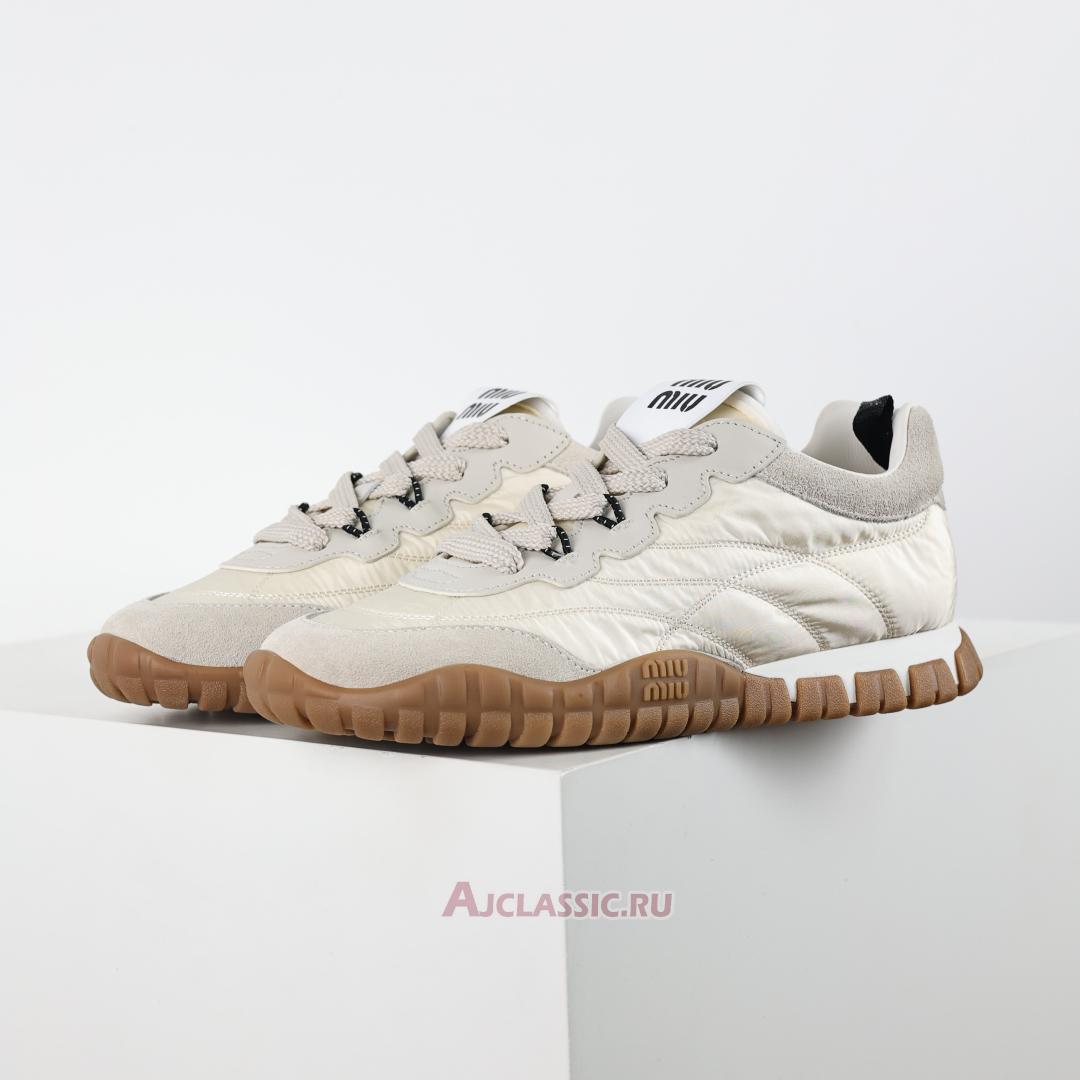 New Miu Miu Tyre Sneaker "Ivory" 5E417E_ZJM_F0304_F_005 Shoes
