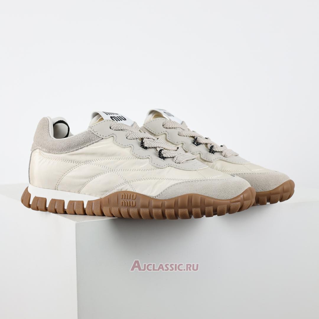 New Miu Miu Tyre Sneaker "Ivory" 5E417E_ZJM_F0304_F_005 Shoes