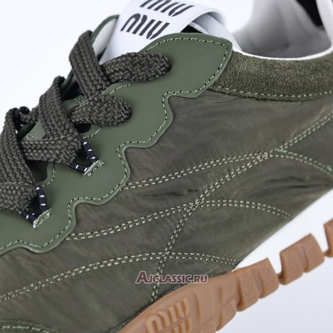 New Miu Miu Tyre Sneaker "Loden Green" 5E417E_ZJM_F0466_F_005 Shoes