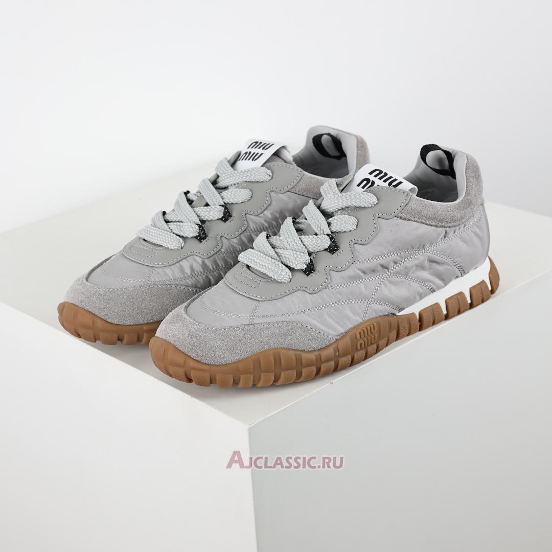 New Miu Miu Tyre Sneaker "Cloudy Gray" 5E417E_ZJM_F0424_F_005 Shoes