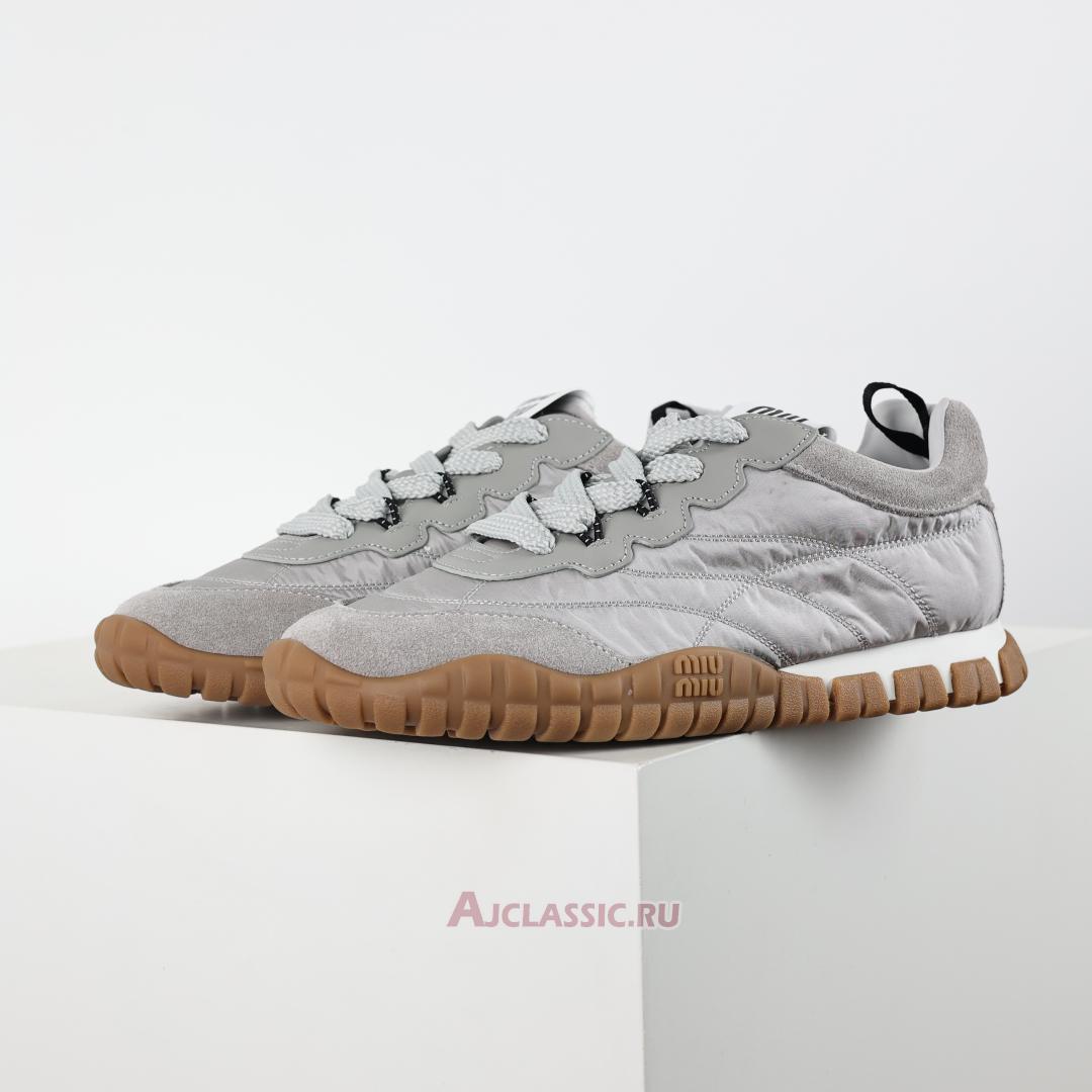 New Miu Miu Tyre Sneaker "Cloudy Gray" 5E417E_ZJM_F0424_F_005 Shoes