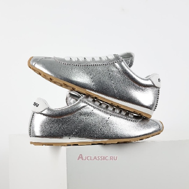 Buy Miu Miu Plume Mordore Sneaker Silver Silver 5E114E_XQL_F0118_F_005 Quality Reps Replicas Shoes