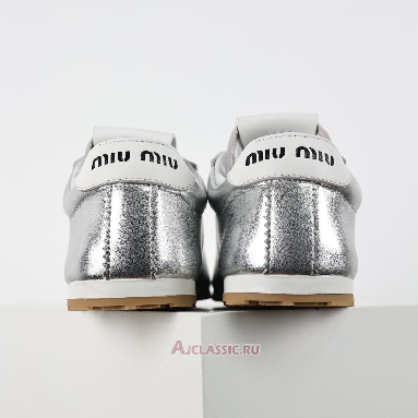 Buy Miu Miu Plume Mordore Sneaker Silver Silver 5E114E_XQL_F0118_F_005 Quality Reps Replicas Shoes
