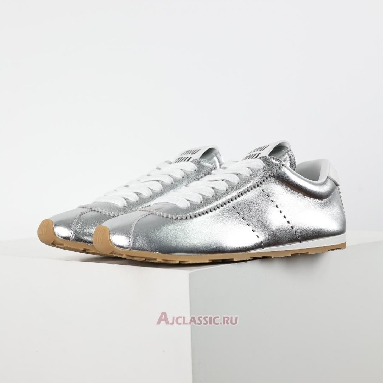 Buy Miu Miu Plume Mordore Sneaker Silver Silver 5E114E_XQL_F0118_F_005 Quality Reps Replicas Shoes