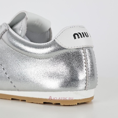 Buy Miu Miu Plume Mordore Sneaker Silver Silver 5E114E_XQL_F0118_F_005 Quality Reps Replicas Shoes