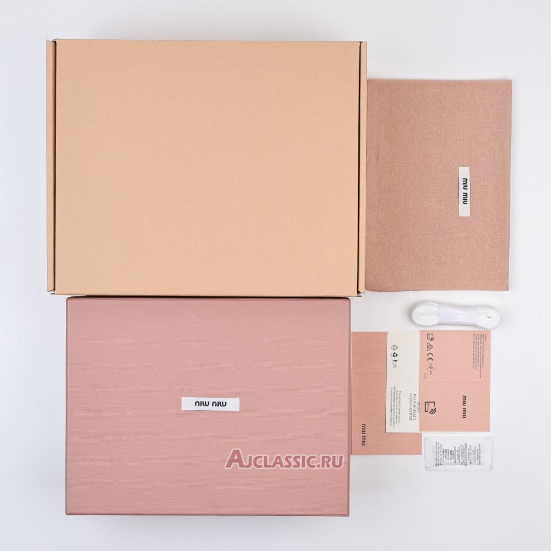 New Miu Miu Plume Mordore Sneaker "Silver" 5E114E_XQL_F0118_F_005 Shoes