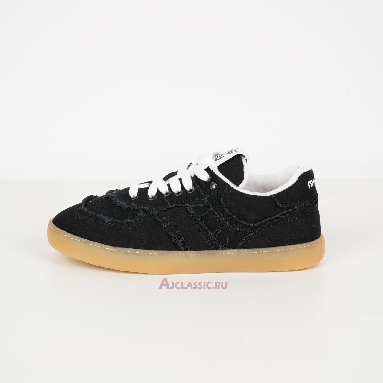 Buy Miu Miu Frayed Denim Sneaker Black Black 5E325E_CSL_F0V41_F_005-2 Quality Reps Replicas Shoes