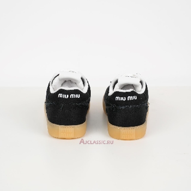 Buy Miu Miu Frayed Denim Sneaker Black Black 5E325E_CSL_F0V41_F_005-2 Quality Reps Replicas Shoes
