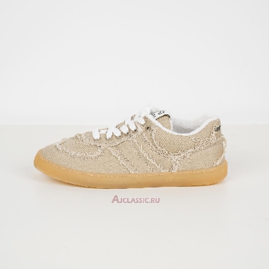 Buy Miu Miu Frayed Denim Sneaker Colonial Beige Beige 5E325E_CSL_F005_F_0044 Quality Reps Replicas Shoes