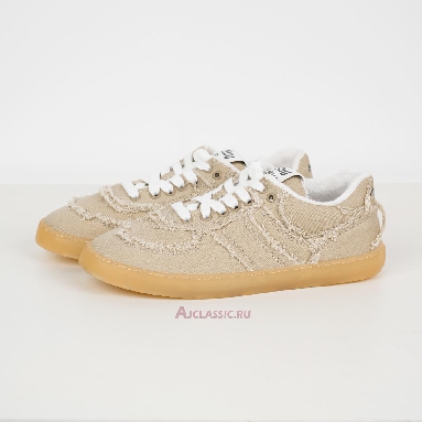 Buy Miu Miu Frayed Denim Sneaker Colonial Beige Beige 5E325E_CSL_F005_F_0044 Quality Reps Replicas Shoes